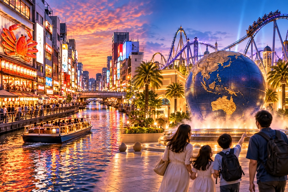 Ilustrasi Private Halal Tour Jepang 7 Hari Golden Route + Universal Studios Japan