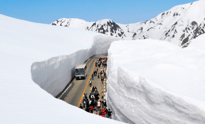 Tateyama Kurobe Alpine Route  - Tour Jepang Febuari 2021